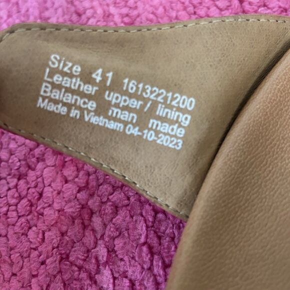 Dansko Arielle Leather Wedge Sandals Red Size EU 41/US 10.5-11 - Picture 11 of 13